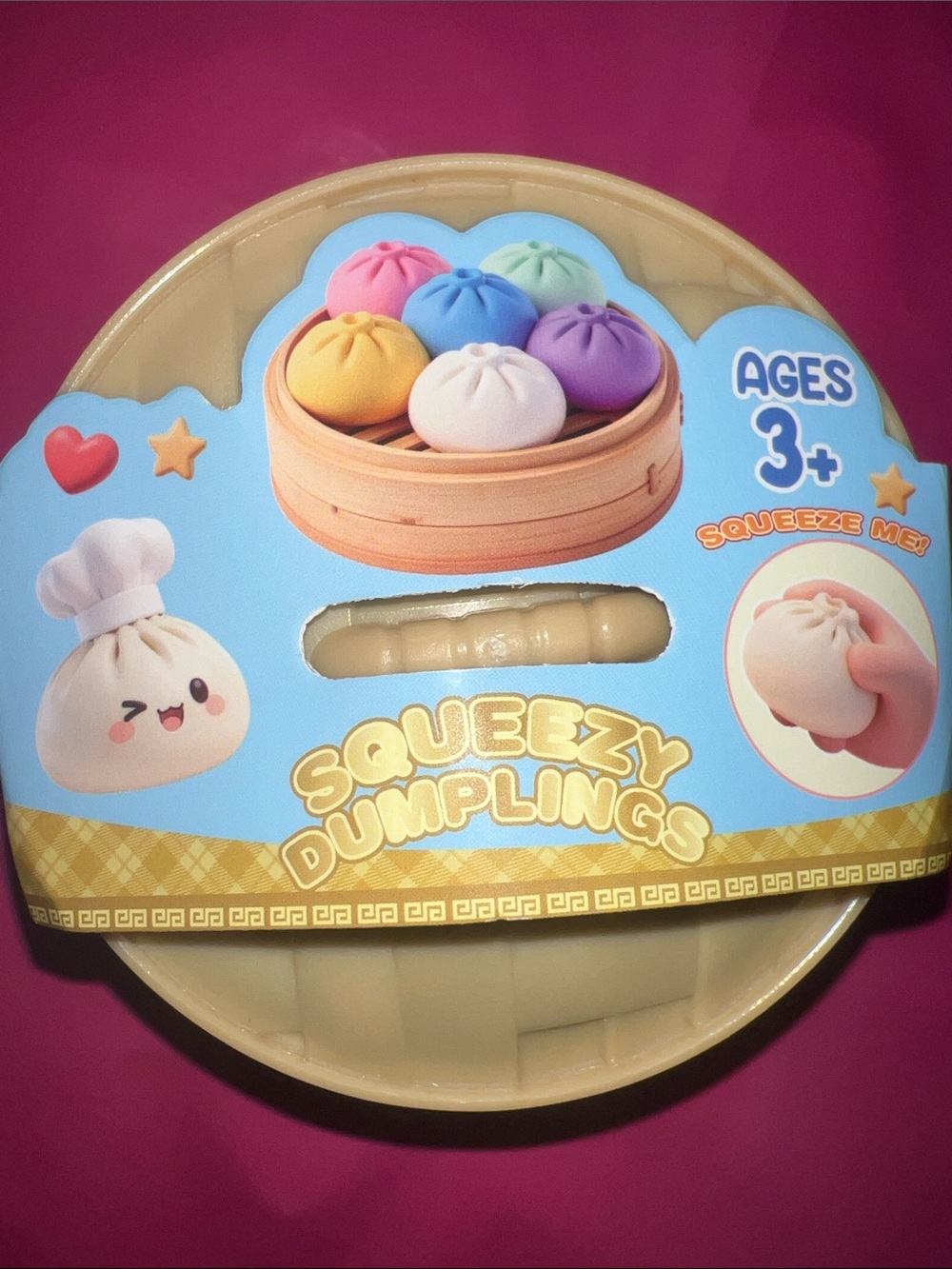 Squeezy Dumplings Kids Fidget Toy -